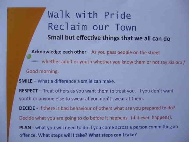 WALK WITH PRIDE RECLAIM OUR TOWN