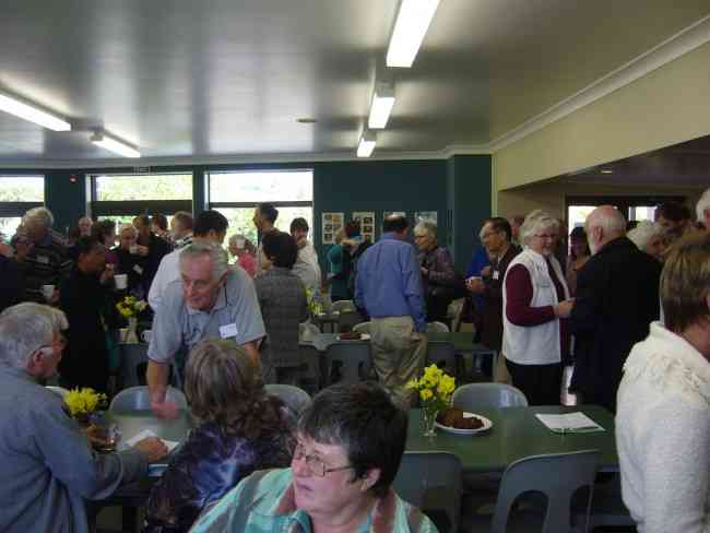 MORNING TEA IN DINING ROOM