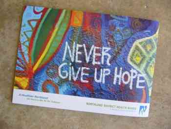 "NEVER GIVE UP HOPE"