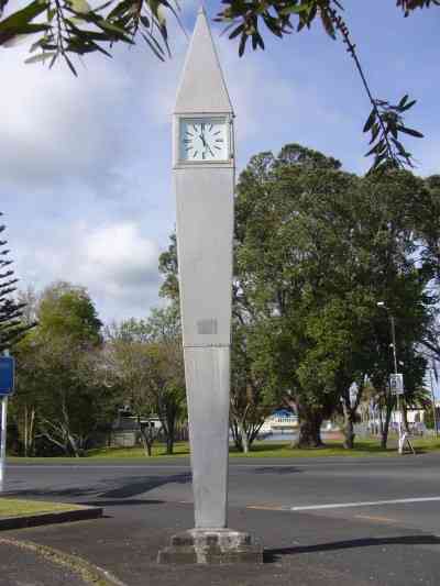 CLOCK TOWER IN KAITAIA