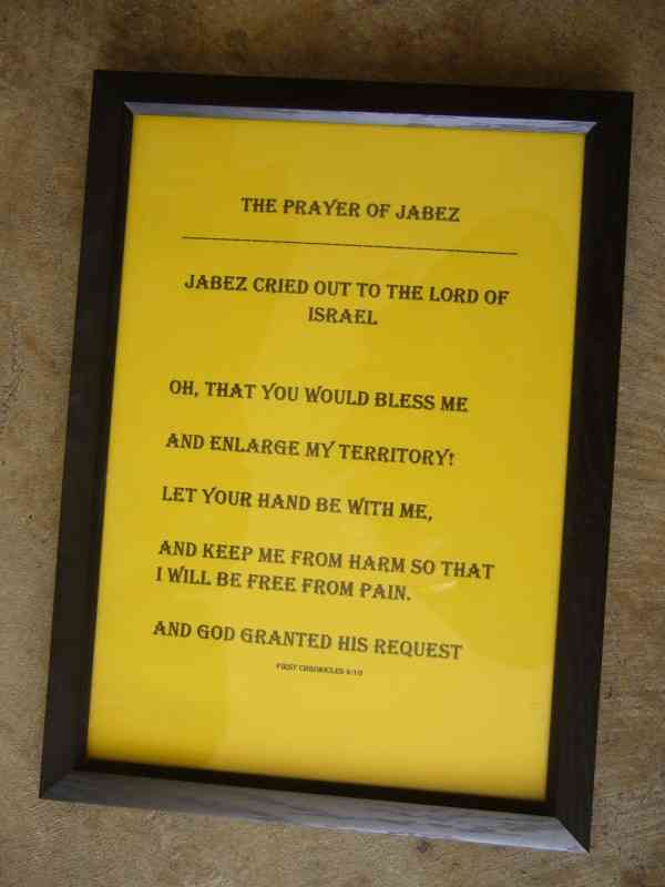 THE PRAYER OF JABEZ