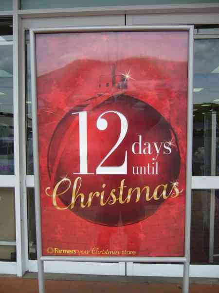 "12 days until Christmas"