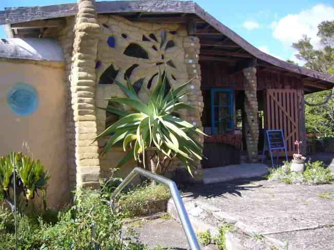 At "The Earth House" today