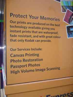 "Protect your memories"