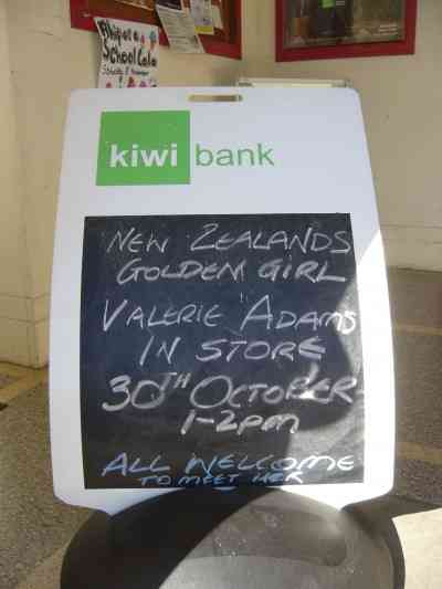 Notice at Kaitaia Post Office