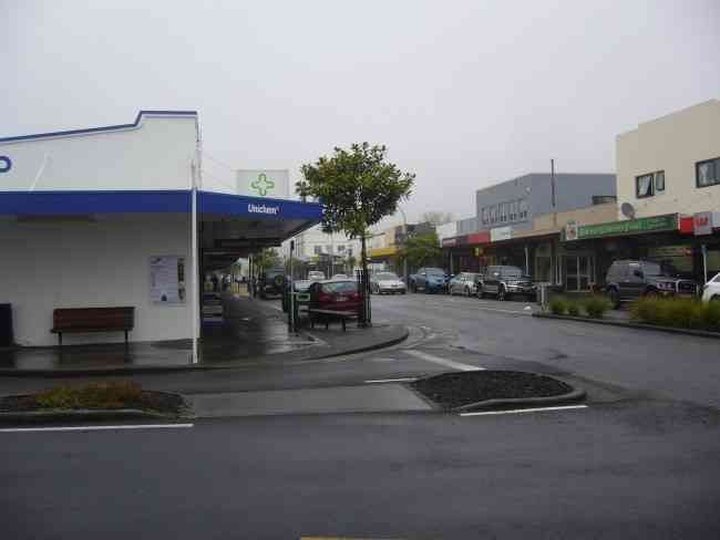 Commerce Street in KAITAIA  TODAY without SUNSHINE