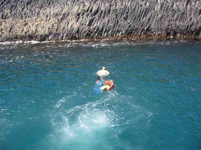 BAY OF ISLANDS: Collecting muxsels