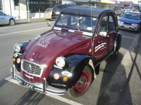 A car like this is not often seen on the streets of Kaitaia