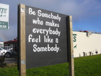 Be somebody