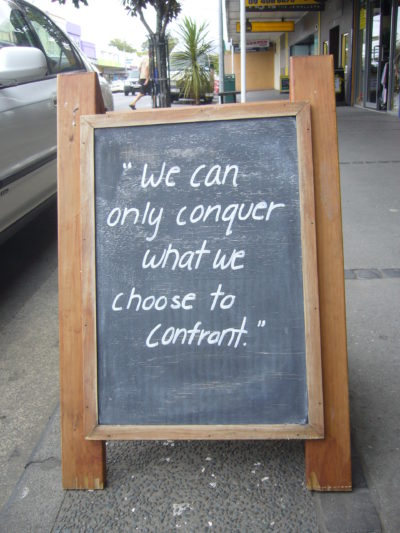 "Conquering" and "Confront"