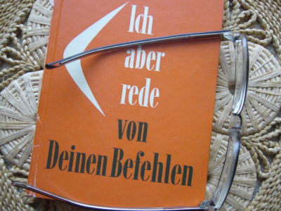 "Ich aber rede von deinen Befehlen"